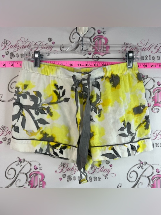 Joe Fresh Other - Joe Fresh shorts bottoms floral Yellow and Gray Floral Drawstring Shorts